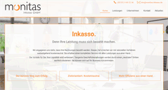Desktop Screenshot of monitas-inkasso.de